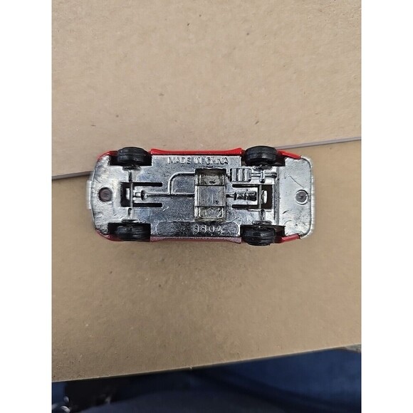 #118 Happiness Association 8804 Red Toy Car Good Condition - Picture 6 of 6